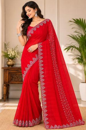 Georgette Silk Designer Saree