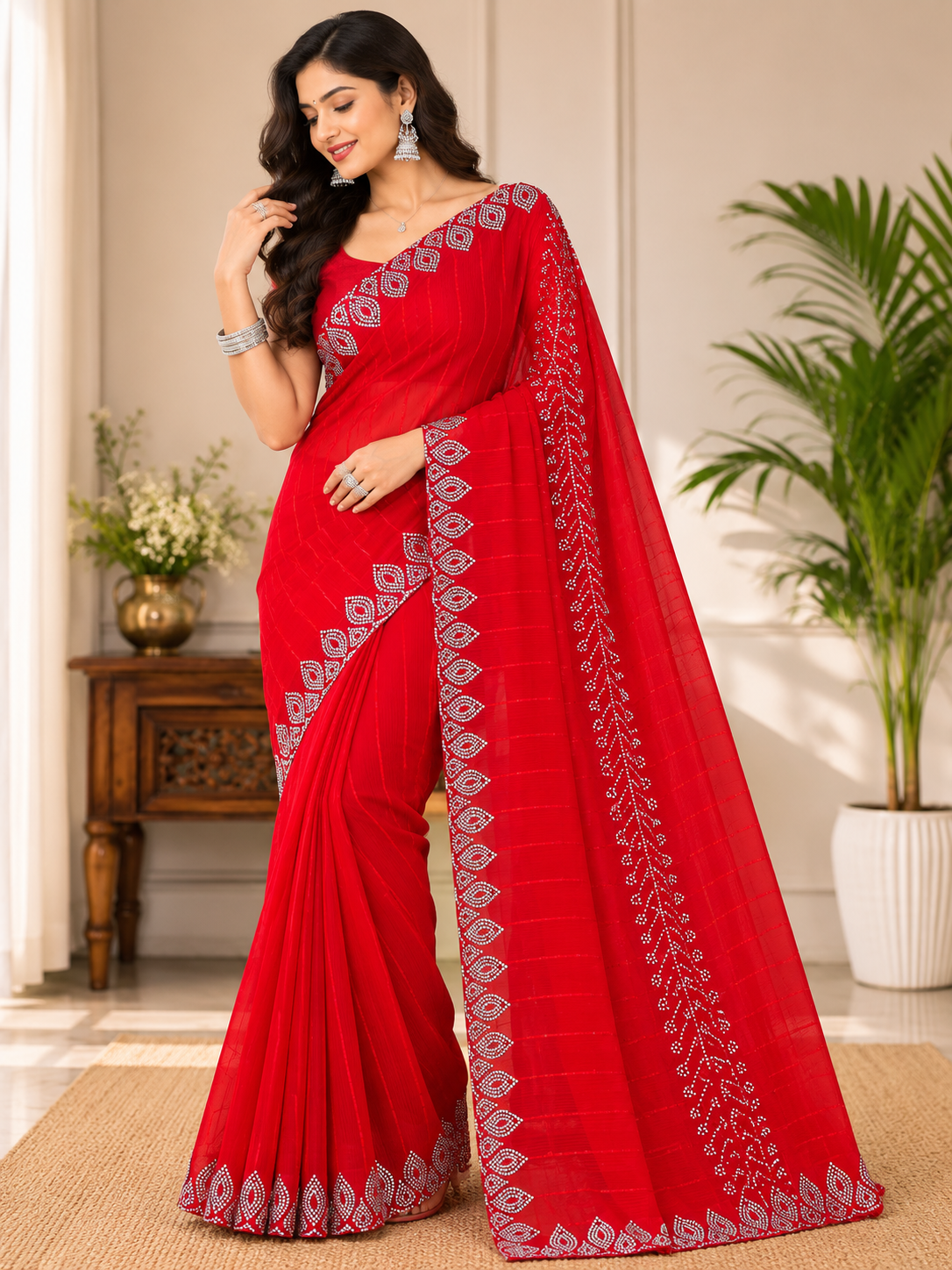 Georgette Silk Designer Saree