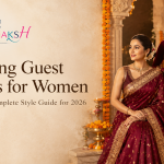 Rani pink co-ord set styled as a mehendi outfit for women wedding guests